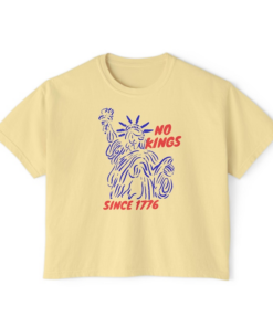 No Kings Since 1776 CropTop, Resist Crop Top, Protest USA Merch