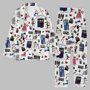 Alternative view of Tardis Doctor Christmas Doctor Who Pajamas Set