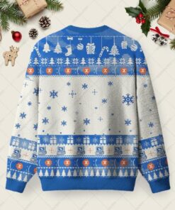 Alternative view of Task Failed Successfully Ugly Christmas Fuzzy Fleece Sweatshirt