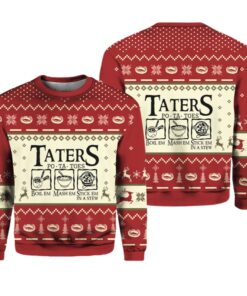 Alternative view of Taters PoTaToes Ugly Christmas Sweater