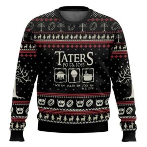 Taters Potatoes Ugly Christmas Sweater