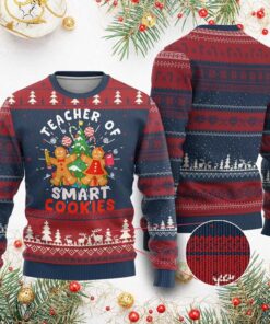 Teacher of Smart Cookies Ugly Christmas Sweater