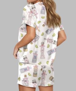 Alternative view of Tequila Bottle Satin Pajama Set