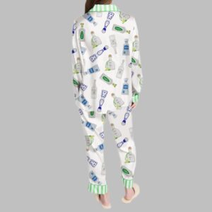 Alternative view of Tequila Bottles Art Pajama Set For Women