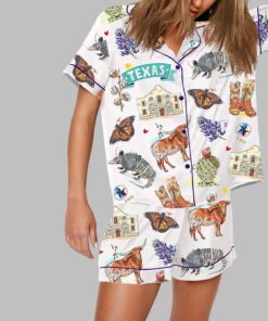 Alternative view of Texas Travel Pajama Set