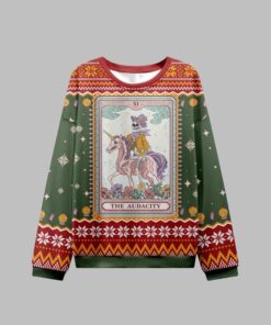 Alternative view of The Audacity Tarot Card Ugly Christmas Sweater