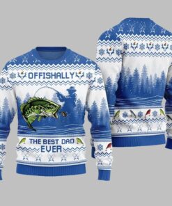 The Best Dad Ever Ugly Sweater Christmas 2025
