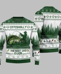 Alternative view of The Best Dad Ever Ugly Sweater Christmas 2025