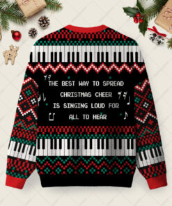 Alternative view of The Best Way To Spread Christmas Cheer Ugly Christmas Fuzzy Fleece Sweatshirt