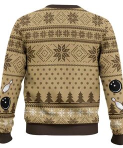 Alternative view of The Big Lebowski The Dude Abides Cute Christmas Gift Ugly Christmas Sweater