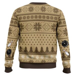 Alternative view of The Big Lebowski The Dude Abides Cute Christmas Gift Ugly Christmas Sweater