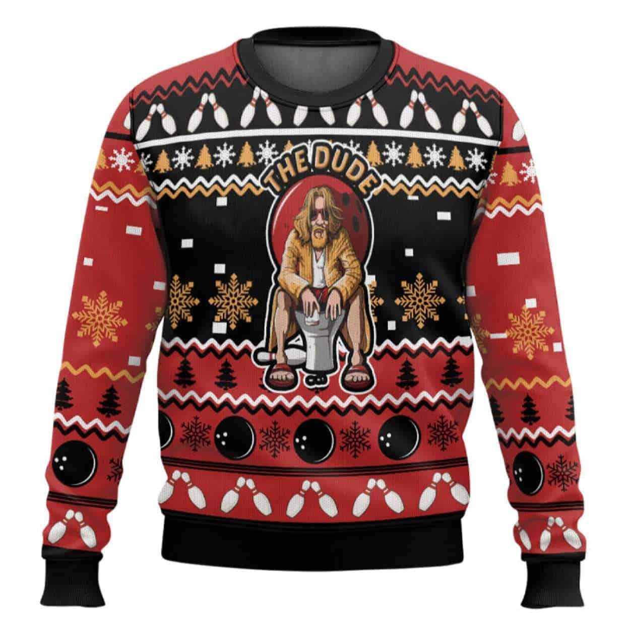 The Big Lebowski The Dude Ugly Christmas Sweater