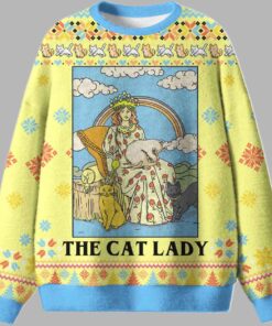 The Cat Lady Ugly Christmas Sweater
