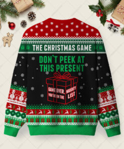 Alternative view of The Christmas Game Ugly Christmas Fuzzy Fleece Sweatshirt