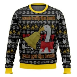 The Goose Gets The Bonk Ugly Christmas Sweater
