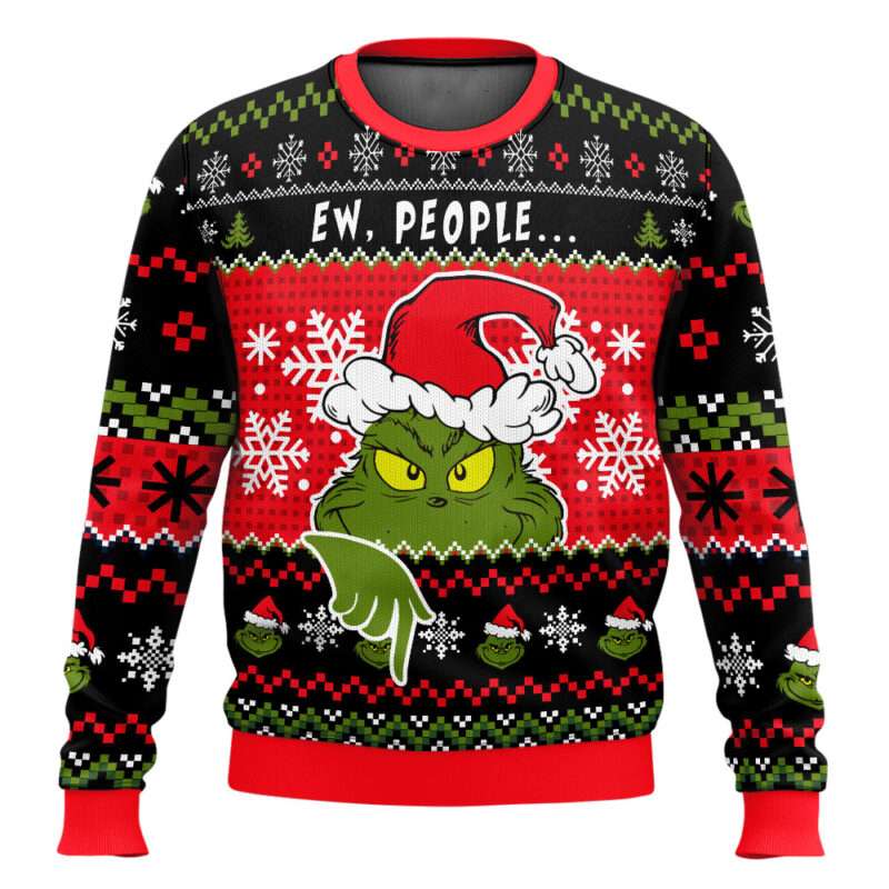 The Grnch Ew People Ugly Christmas Sweater