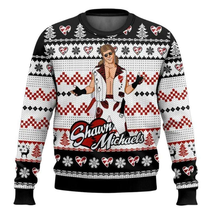 The Heartbreak Kid Shawn Michaels Ugly Christmas Sweater