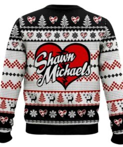 Alternative view of The Heartbreak Kid Shawn Michaels Ugly Christmas Sweater