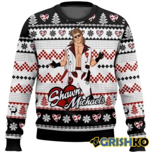 The Heartbreak Kid Shawn Michaels Ugly Sweater - Grishko.com