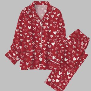 The Hearts Valentine Pajama Set