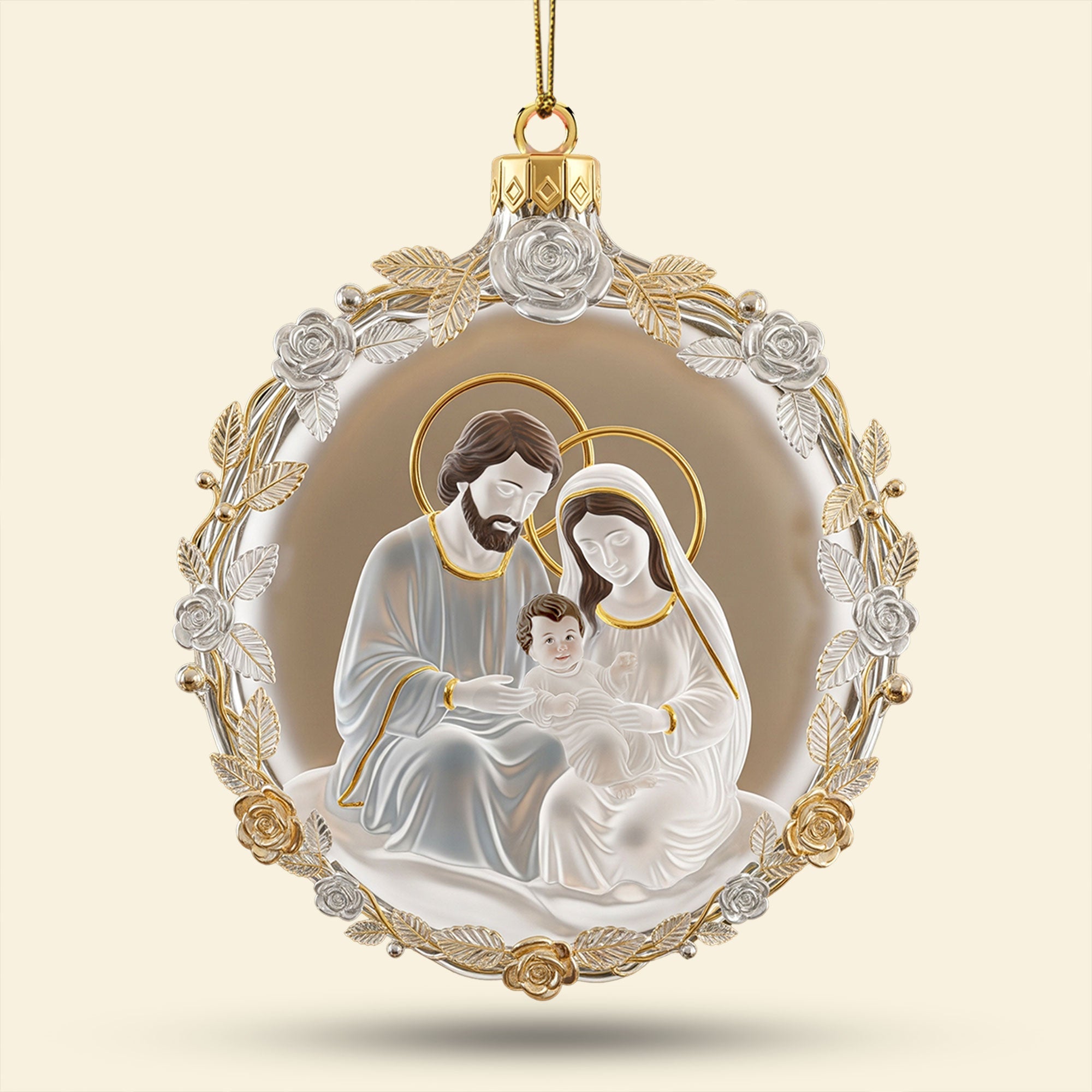 The Holy Family Ornament - Gifts For Family 01pati080925 - Image 3