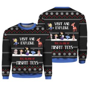 The Island of Misfit Toys Rudolph Christmas Sweater - Grishko.com