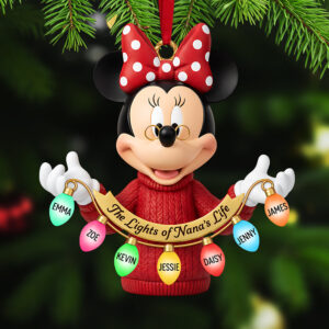 Alternative view of The Lights Of Grandma Acrylic Ornament - Personalized Gift For Grandma 01NATA011125