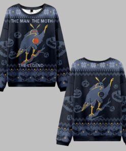 The Man The Moth The Legend Ugly Sweater 2025 Christmas