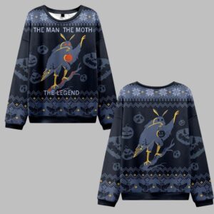 The Man The Moth The Legend Ugly Sweater 2025 Christmas - Grishko.com