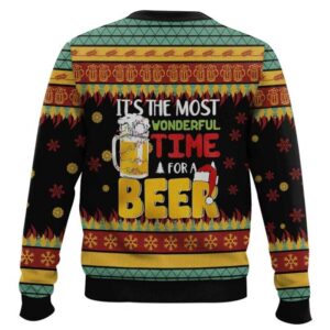 Alternative view of The Most Wonderful Time For A Beer Ugly Christmas Sweater