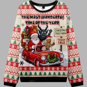 The Most Wonderful Time Of The Year Christmas Ugly Sweater - gullprint.com