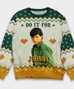 The Outsiders Dallas Winston Do It For Johnny Christmas Ugly Sweater