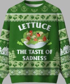 The Taste Of Sadness Ugly Christmas Sweater