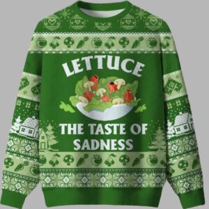 The Taste Of Sadness Ugly Christmas Sweater - gullprint.com