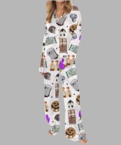 Alternative view of The Vampire Silky Satin Pajama Set