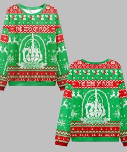 The Zero Of Fucks Tarot Ugly Christmas Sweater