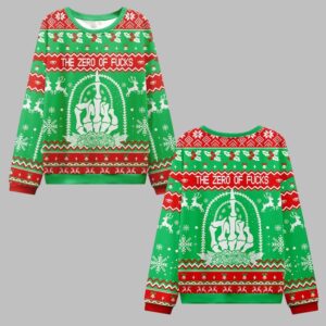 The Zero Of Fucks Tarot Ugly Christmas Sweater - Grishko.com