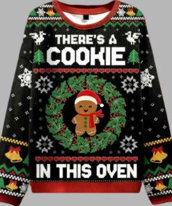 Alternative view of There's A Cookie In This Oven Ugly Christmas Sweater