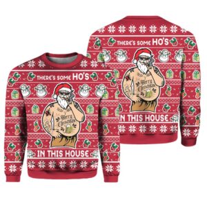 There's Some Ho's In This House Christmas Ugly Christmas Sweater - Grishko.com
