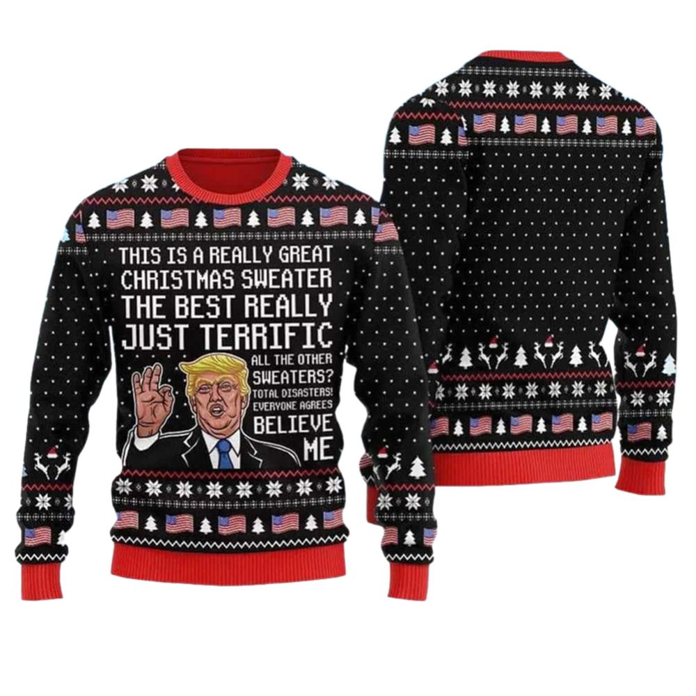 This Is A Really Great Christmas Sweater The Best Really Just Terrific Ugly Christmas Sweater - Grishko.com