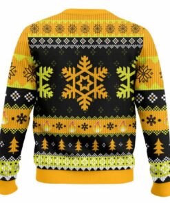 Alternative view of This Is Fine Meme Ugly Christmas Sweater