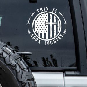 This Is God's Country - America 250 Years Car Window Decal Sticker LM32 895831