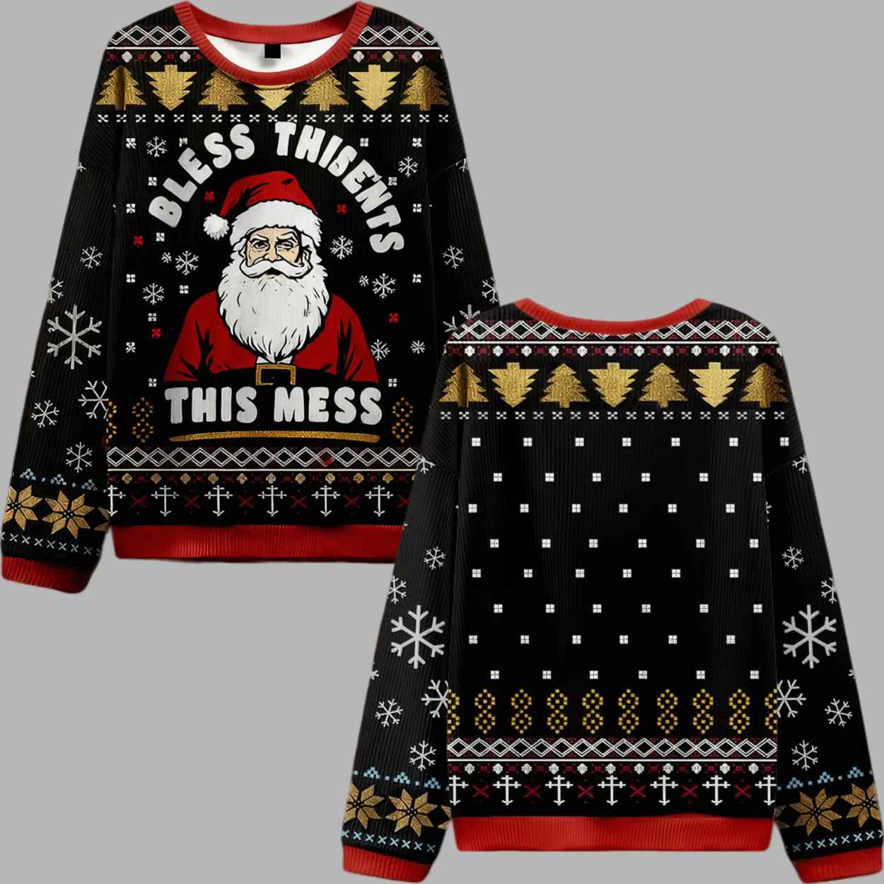This Is Mess Ugly Christmas Sweater - gullprint.com