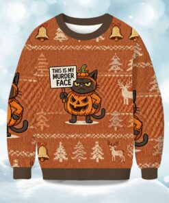 This Is My Murder Face Christmas Ugly Sweater