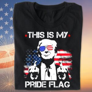 This Is My Pride Flag Trump Shirt | Happy 250th Birthday USA | Patriotic 4th Of July Tee | America 250th Anniversary | Independence Day Shirt 682574