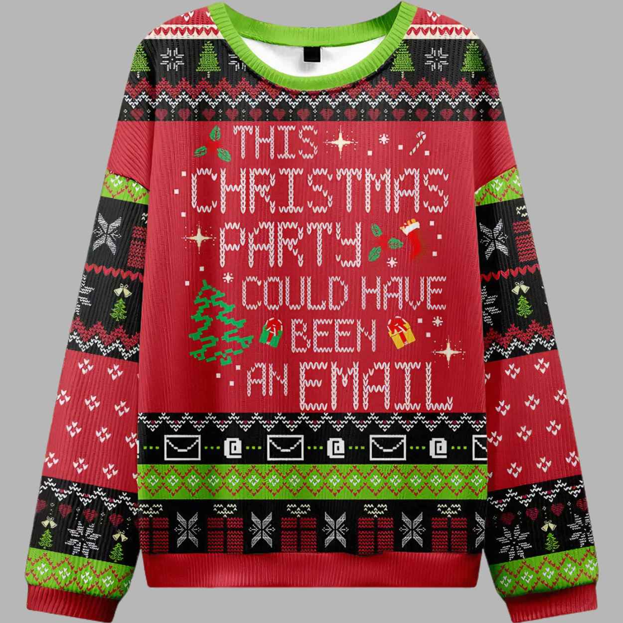 This Party Could Have Been an Email Ugly Christmas Sweater - gullprint.com