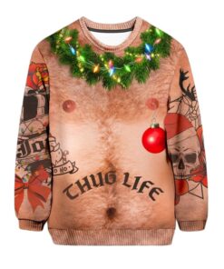 Thug Life Ugly Christmas Sweater