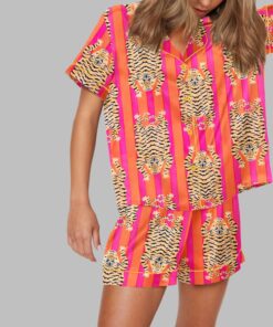 Alternative view of Tiger Print Pajama Set For Women