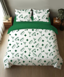Tinis And Weenies Dirty Martini Party Four-Piece Bedding Set