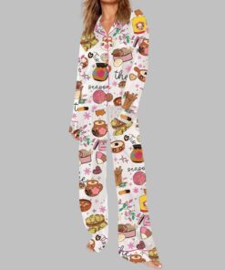 Alternative view of Tis The Season Mexican Snacks Pajama Set
